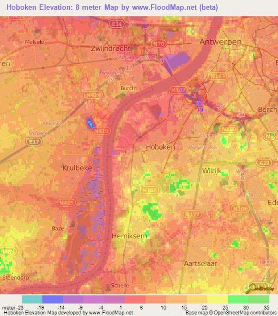 Elevation Of Hoboken,Belgium Elevation Map, Topography, Contour, Hoboken, Belgium, Belgium Weather, Antwerp  Tripadvisor