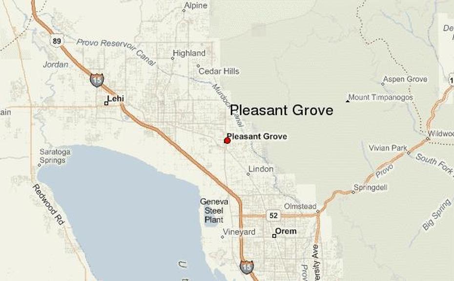 Guia Urbano De Pleasant Grove, Pleasant Grove, United States, Pleasant Grove Cemetery, Context  Groove