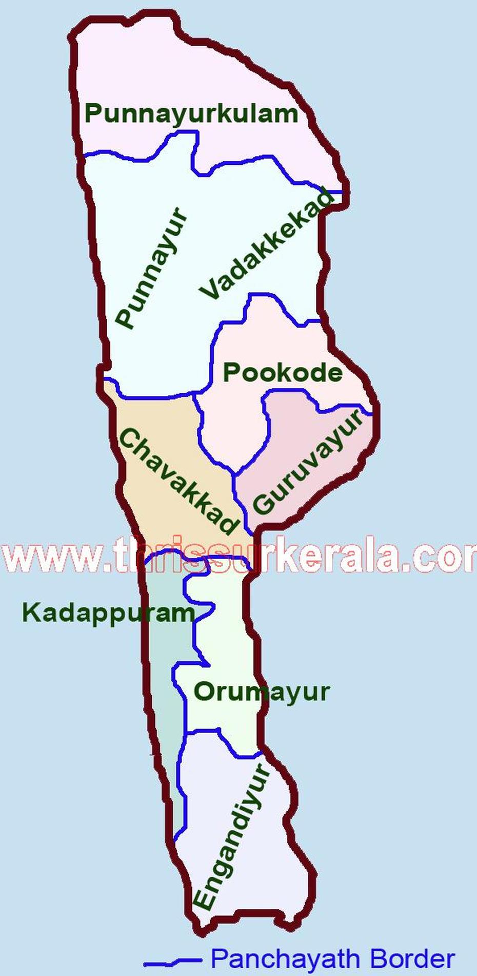 Guruvayur Map, Map Guruvayur, Map Of Guruvayur Assembly Constituency …, Guruvāyūr, India, Guruvayur Temple  Kerala, Calicut