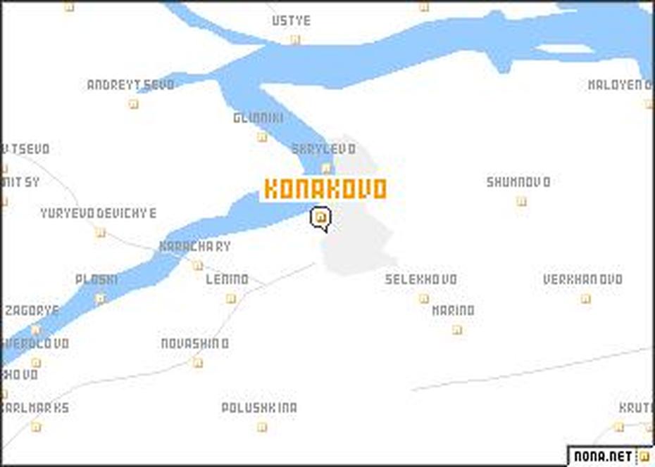 Konakovo (Russia) Map – Nona, Konakovo, Russia, Russia  With Countries, Western Russia