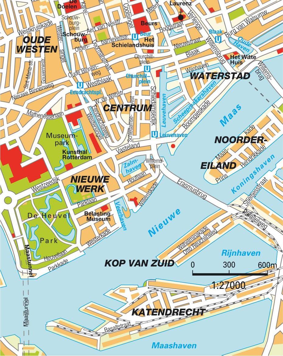 Map Of Rotterdam, Rotterdam, Netherlands, Rotterdam Location, Rotterdam Tram