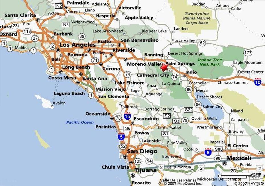 Palms Springs Ca Map | Time Zones Map World, Palm Springs, United States, Palm Springs Location, Palm Springs  Printable