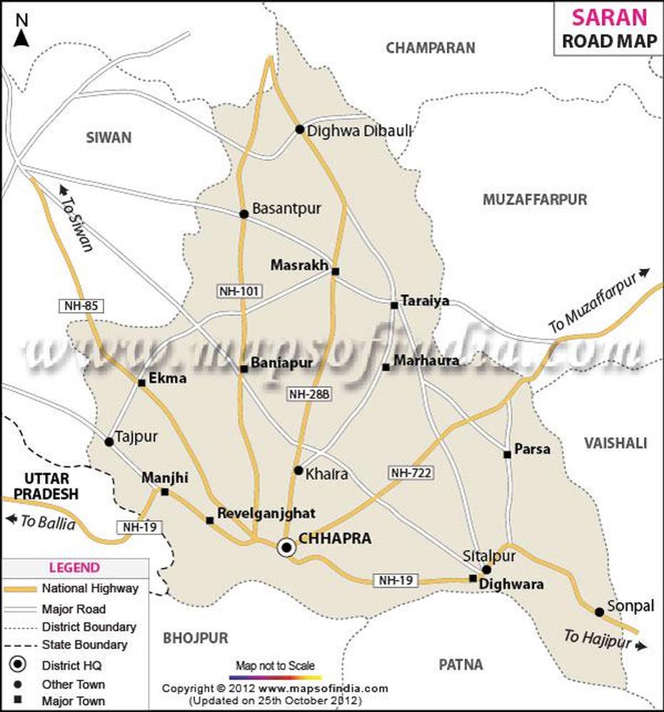 Saran Road Map, Sārangpur, India, Ganesh Talai India, Political