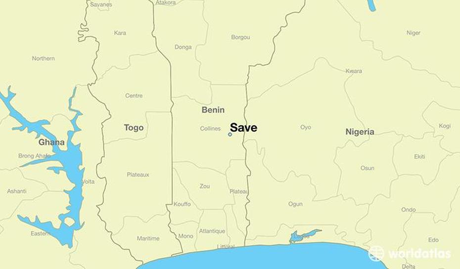 Where Is Save, Benin? / Save, Collines Map – Worldatlas, Savé, Benin, Benin Landscape, Parakou Benin
