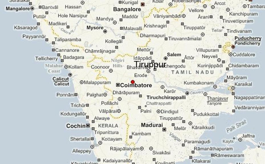 Tiruppur Location Guide, Tiruppūr, India, Coimbatore, Thiruvarur