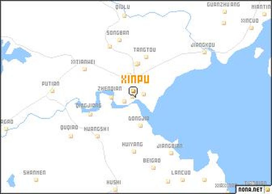 Xinpu (China) Map – Nona, Xinpu, China, Wuhan Hubei, Of Hubei China