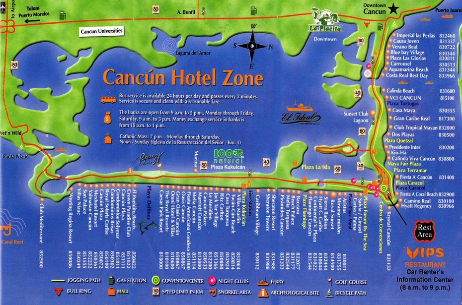 28 Cancun Hotels Zone Map – Online Map Around The World, Cancún, Mexico, Cancun Hotel Zone, Riviera Maya Mexico Cancun