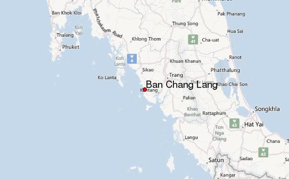 Ban Chang Lang Weather Forecast, Ban Chang, Thailand, Bang  Chan, Ko Chang Thailand