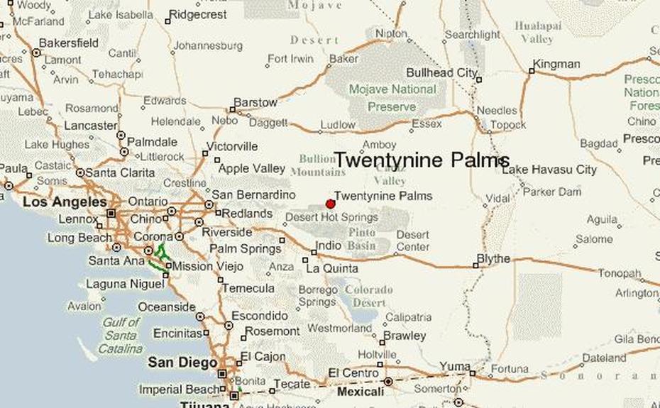 Barstow California, Mcagcc 29 Palms, Location Guide, Twentynine Palms, United States