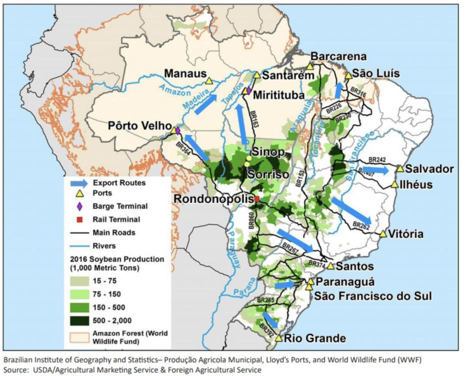 Brazil Southern Ports Improving To Meet Northern Arc Challenge – U.S …, Arcos, Brazil, A Do Arco Iris, Los Arcos Estates