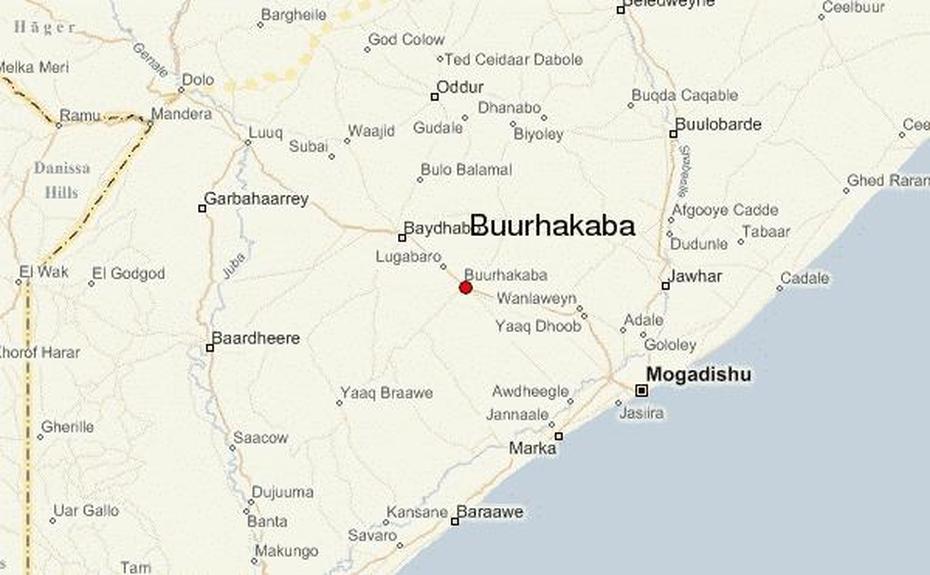 Buurhakaba Location Guide, Buurhakaba, Somalia, Beledweyne, Old Somalia