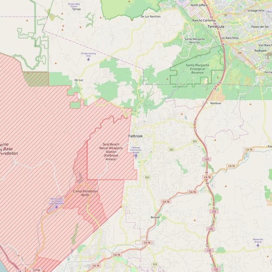 Editable City Map Of Fallbrook Ca | Etsy, Fallbrook, United States, Town Of Fallbrook Ca, Temecula Ca