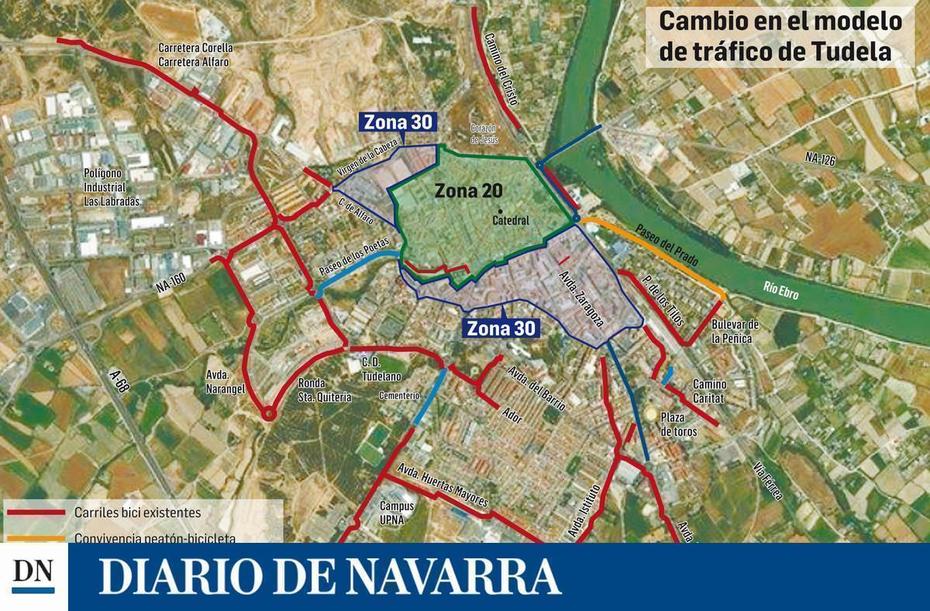 El Nuevo Mapa Del Trafico De Tudela | Noticias De Tudela En Diario De …, Tudela, Philippines, Logrono Spain, Marco Polo Travel Route