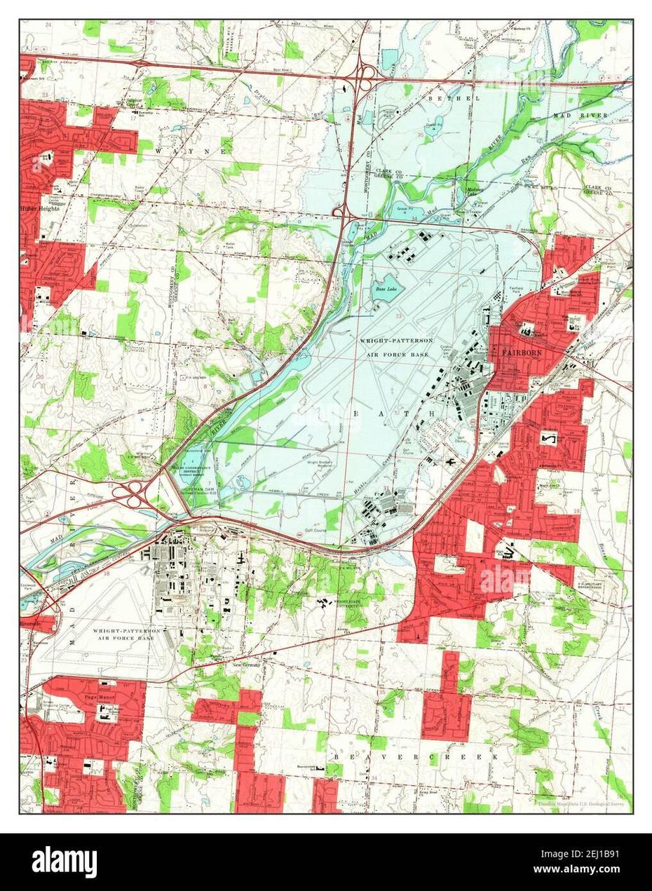 Fairborn, Ohio, Map 1965, 1:24000, United States Of America By Timeless …, Fairborn, United States, Dayton Oh, Downtown Fairborn Ohio