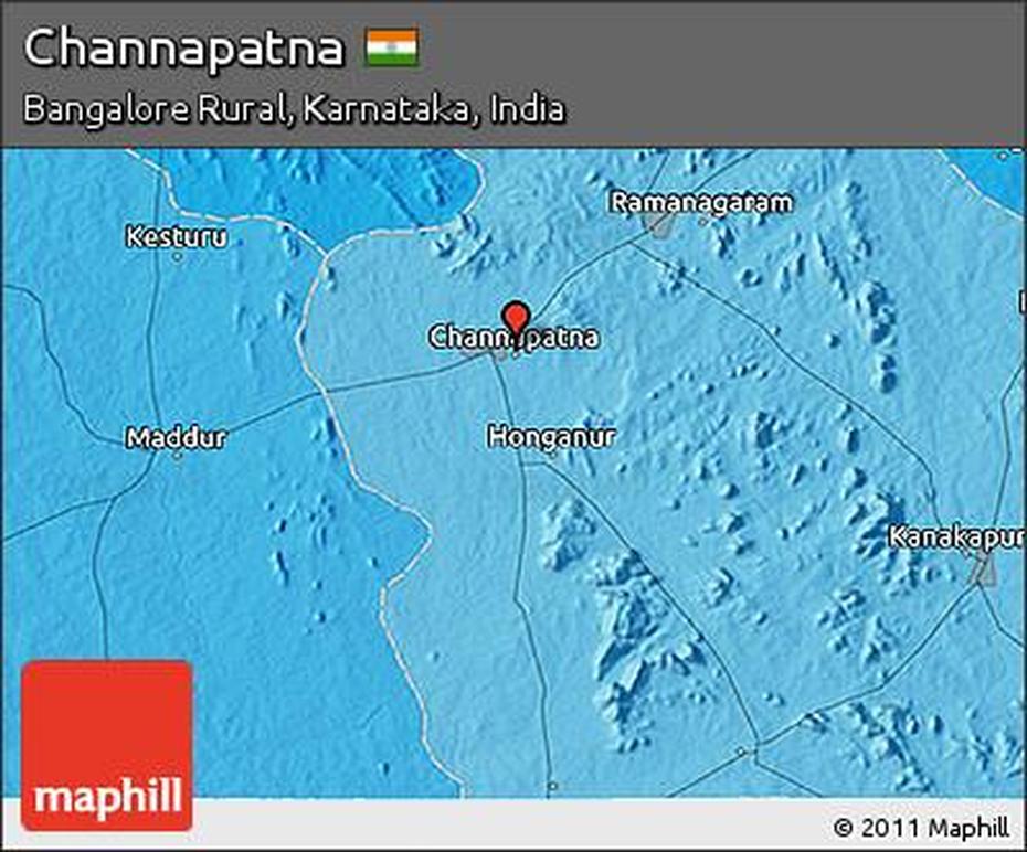 Free Political 3D Map Of Channapatna, Channarāyapatna, India, Channarayapatna  Hotels, Channapatna