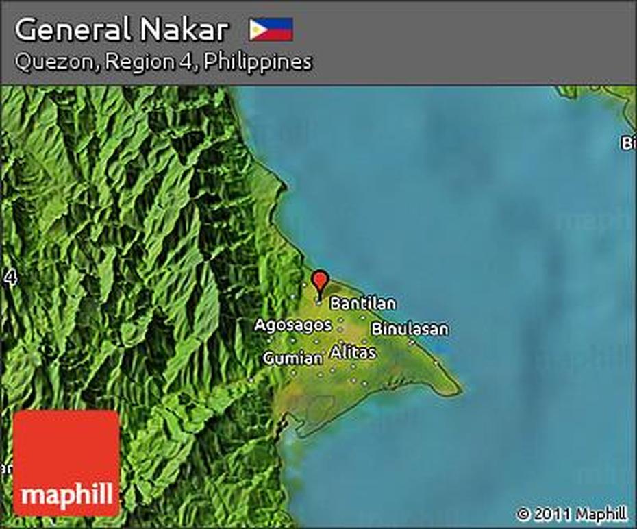 General Nakar, Philippines, Satellite, General Nakar, Philippines