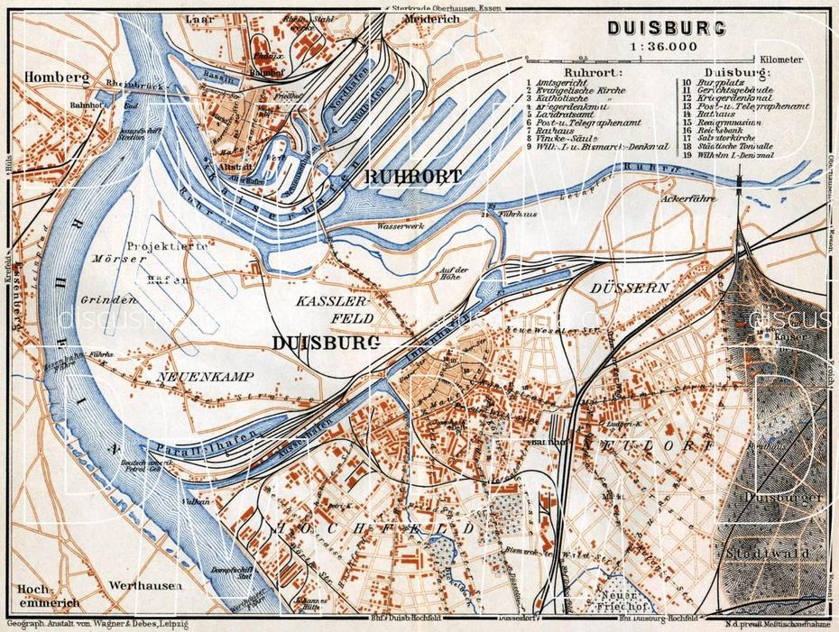 Germany Tourist, Germany Topographic, Duisburg, Duisburg, Germany