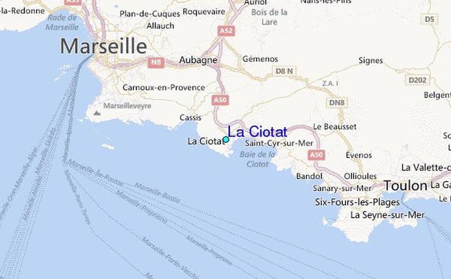 La Ciotat Tide Station Location Guide, La Ciotat, France, Verdun France, La Baule France