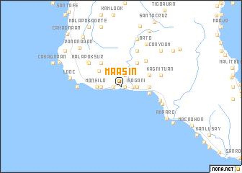 Maasin (Philippines) Map – Nona, Maasin, Philippines, Leyte Island Philippines, Maasin Iloilo