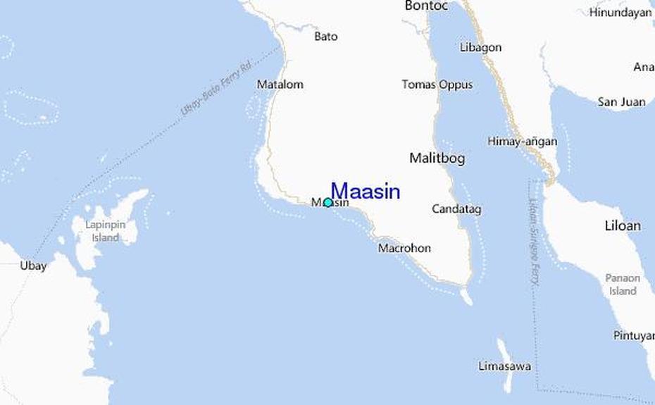 Maasin Tide Station Location Guide, Maasin, Philippines, Tacloban Leyte Philippines, Maasin River Siargao