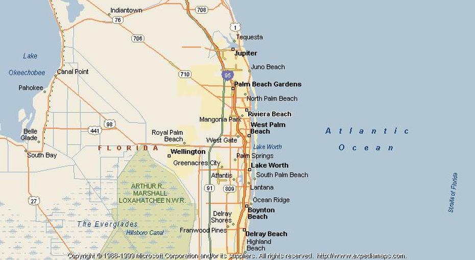 Map Of Riviera Beach, Riviera Beach, United States, Usa Wall  United States, California Beach