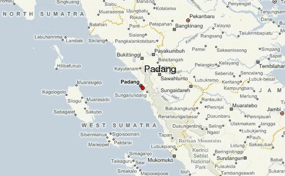 Padang Weather Forecast, Padang, Indonesia, Palembang, Sumatra  Location