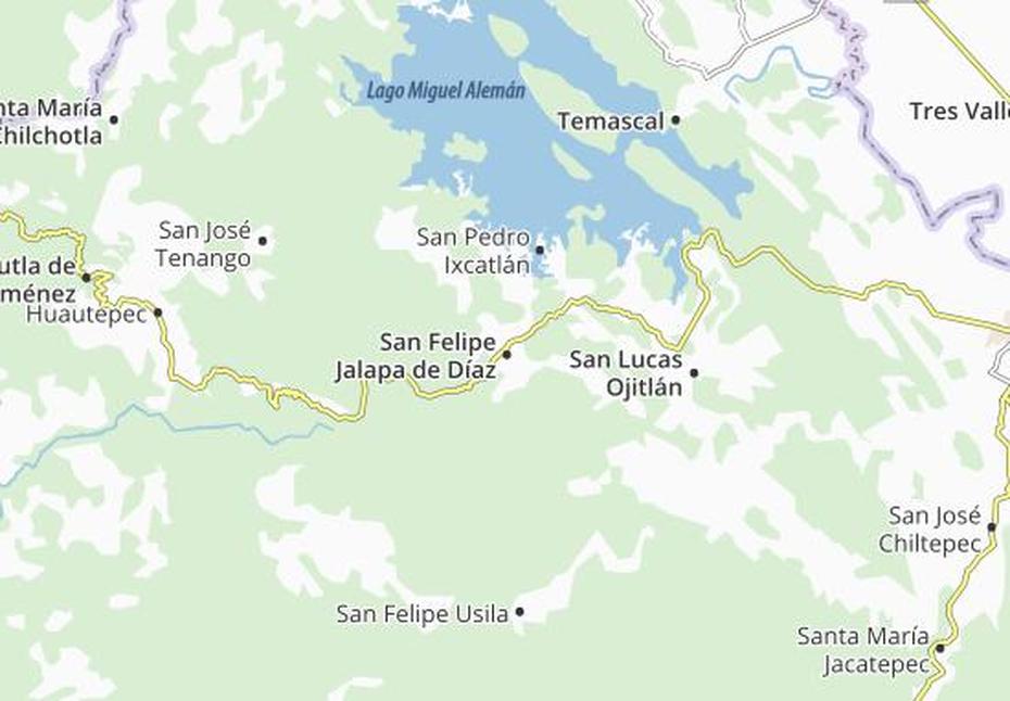 San Felipe Jalapa De Díaz, Mexico, Viamichelin, San Felipe Jalapa De Díaz, Mexico