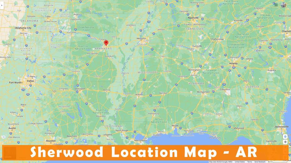 Sherwood Arkansas Map – United States, Sherwood, United States, United States World, Basic United States