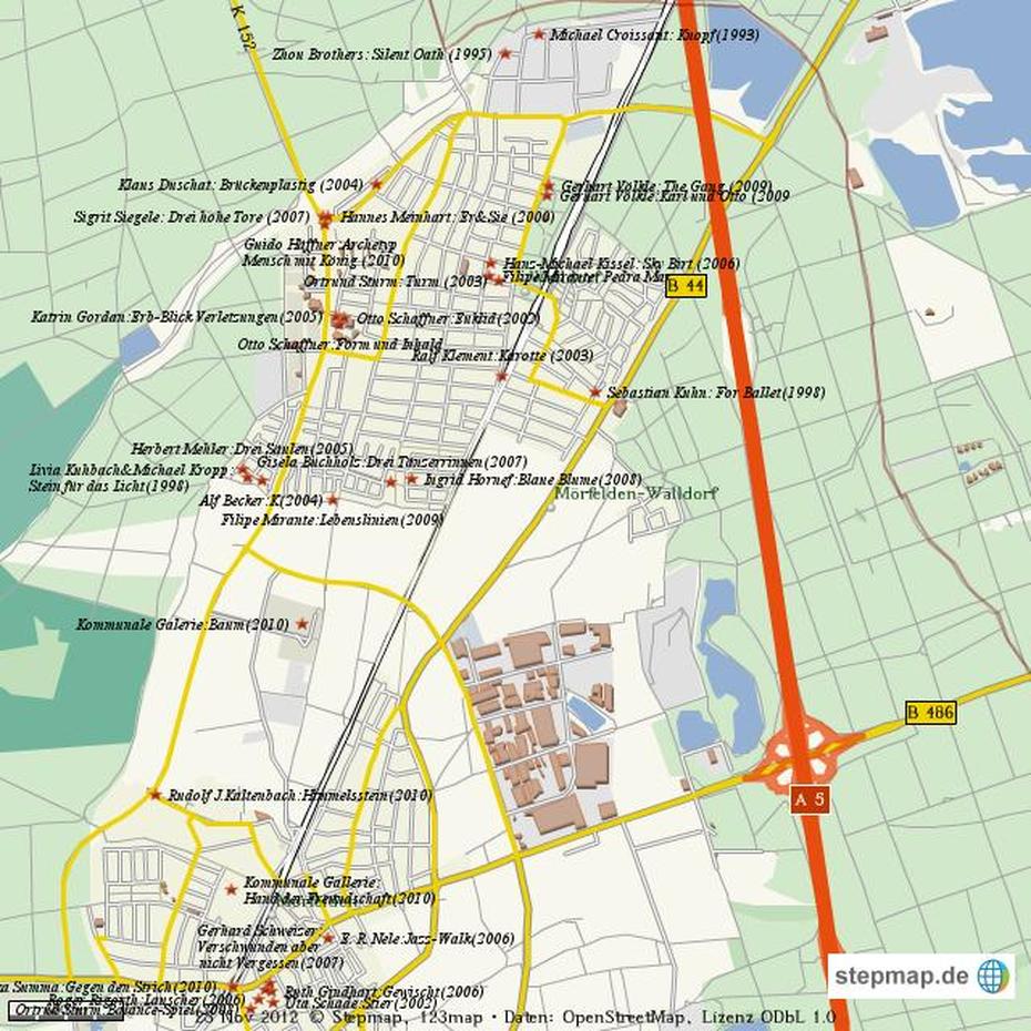 Stepmap – Morfelden-Walldorf – Landkarte Fur Welt, Mörfelden-Walldorf, Germany, Walldorf Germany Airport, Waldschwimmbad Moerfelden -Walldorf