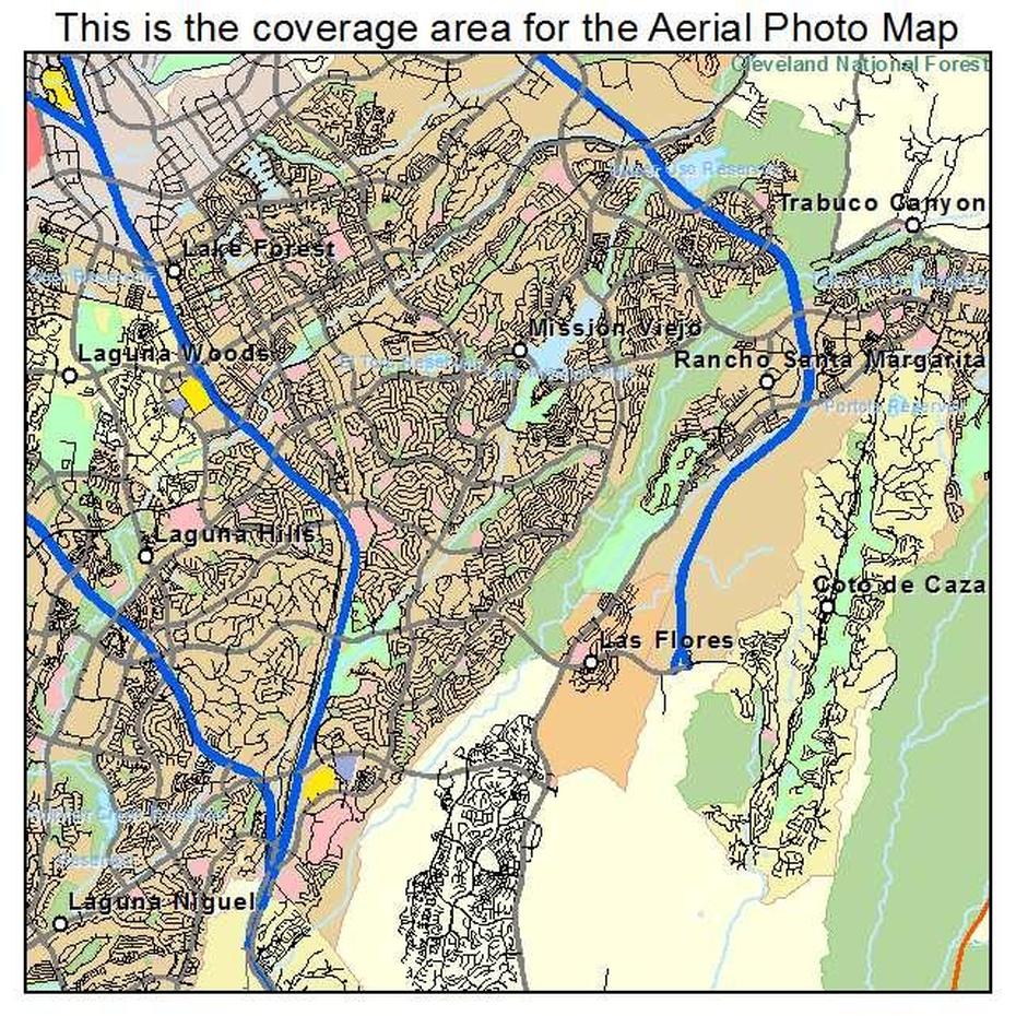 Aerial Photography Map Of Mission Viejo, Ca California, Mission Viejo, United States, Lake Forest California, Rancho Mission Viejo