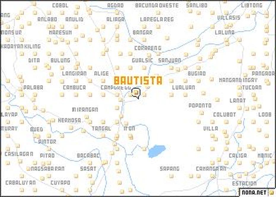 Bautista (Philippines) Map – Nona, Bautista, Philippines, San Pedro Bautista, Leren Mae Bautista