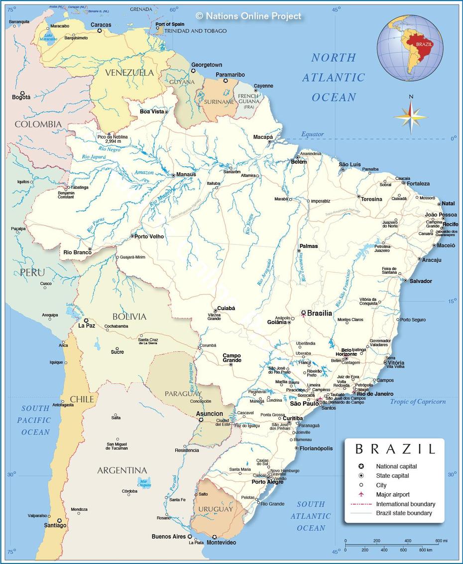 Brazil Map – Brazil Latitude, Longitude, Absolute And Relative …, Dois Córregos, Brazil, Dois Córregos, Brazil