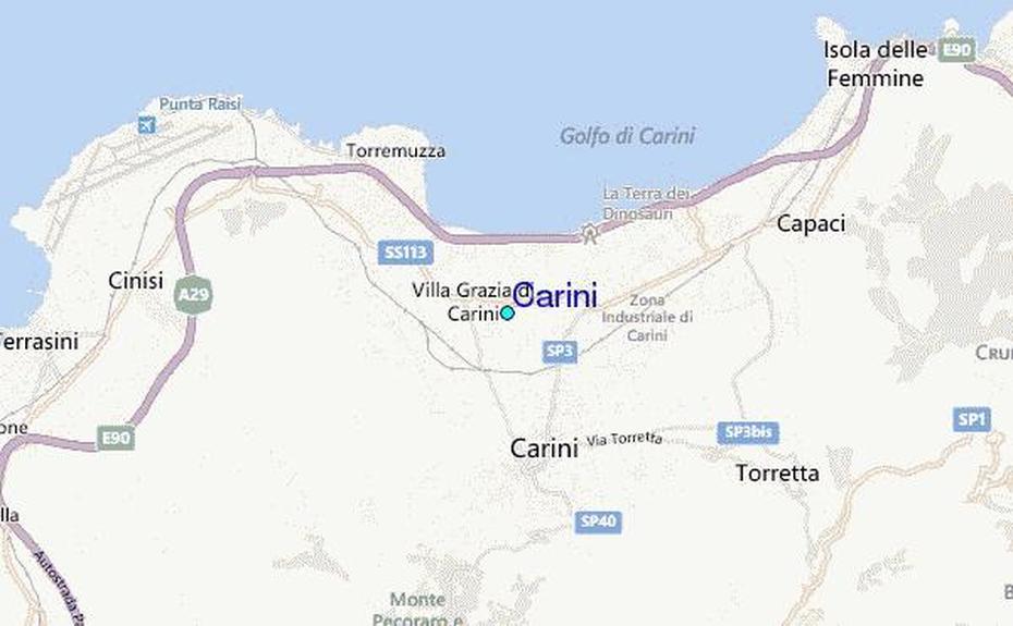 Carini Tide Station Location Guide, Carini, Italy, Cinisi  Sicily, Fabian Carini