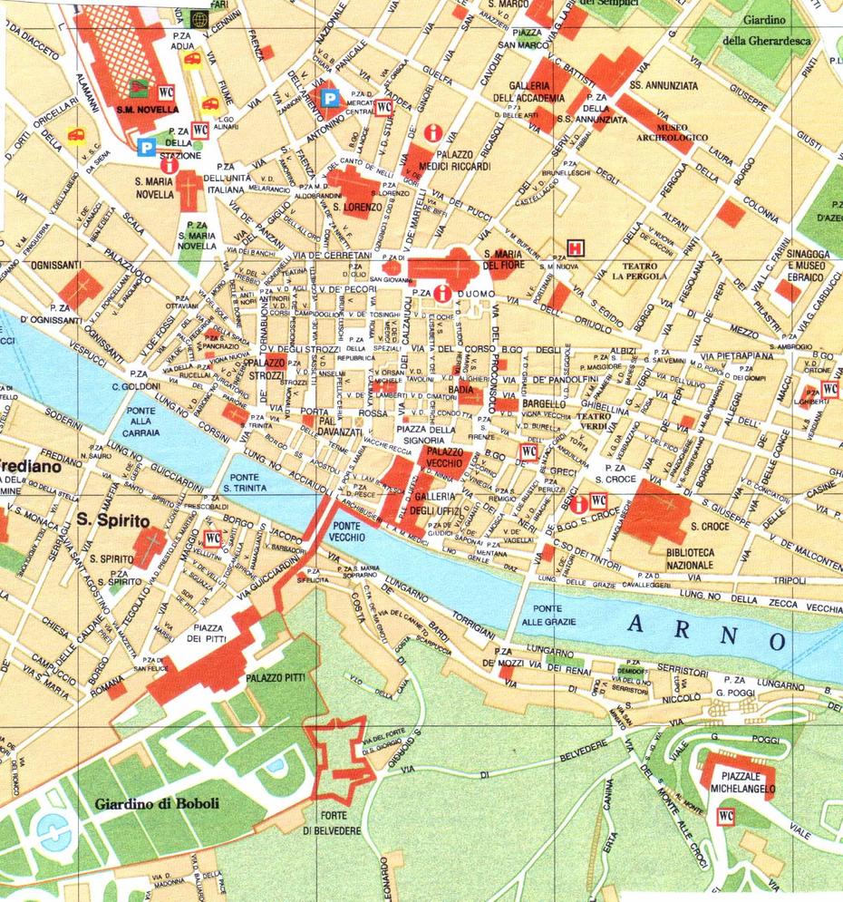 City Map Of Florence | Italy 2015/2016 | Pinterest | Florence, City …, Florence, Italy, Florence City, Florence Street