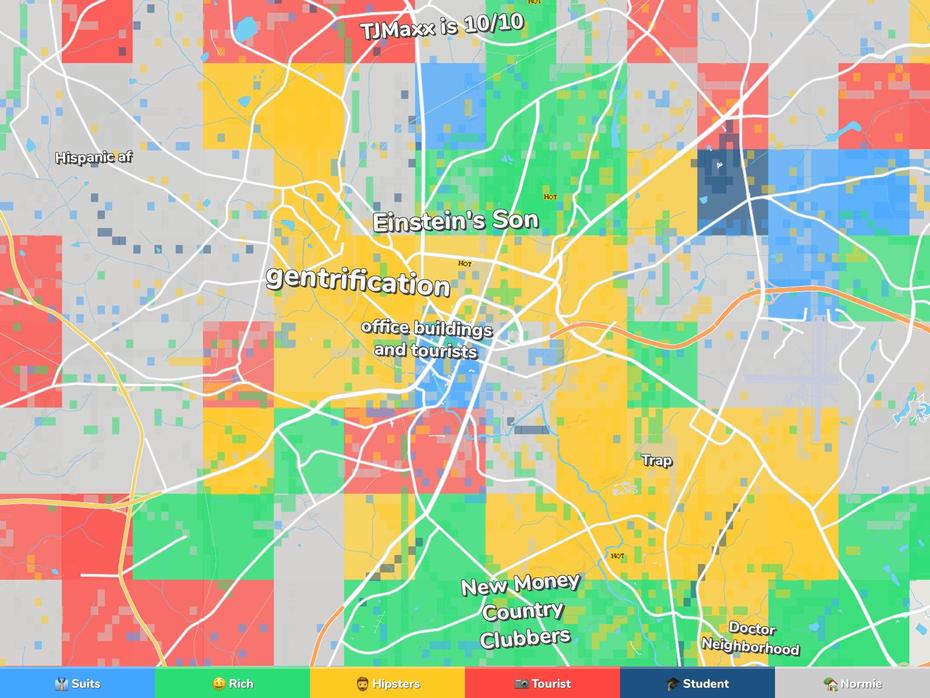 Downtown Greenville Sc, Spain States, Neighborhood , Greenville, United States