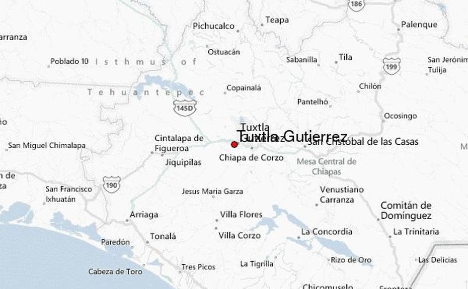 Guia Urbano De Tuxtla Gutierrez, Tuxtla, Mexico, Tuxtla Mountains, Acapulco Mexico