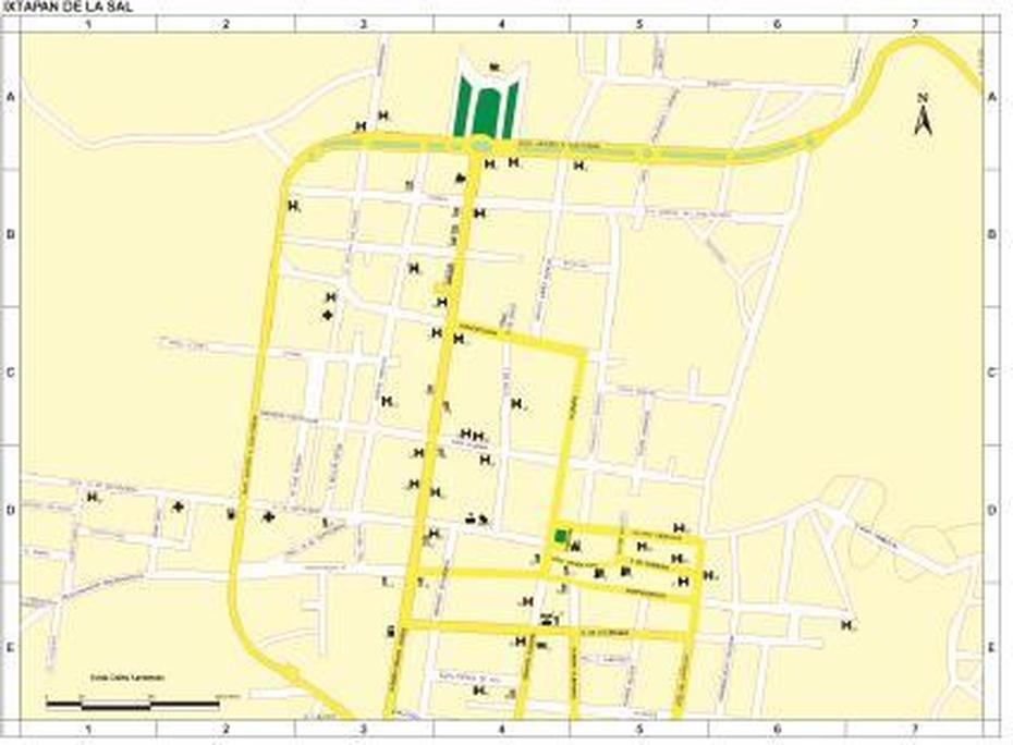 Ixtapan De La Sal Map, Mexico State, Ixtapan De La Sal, Mexico, Toluca Mexico, Ixtapan Del Sol