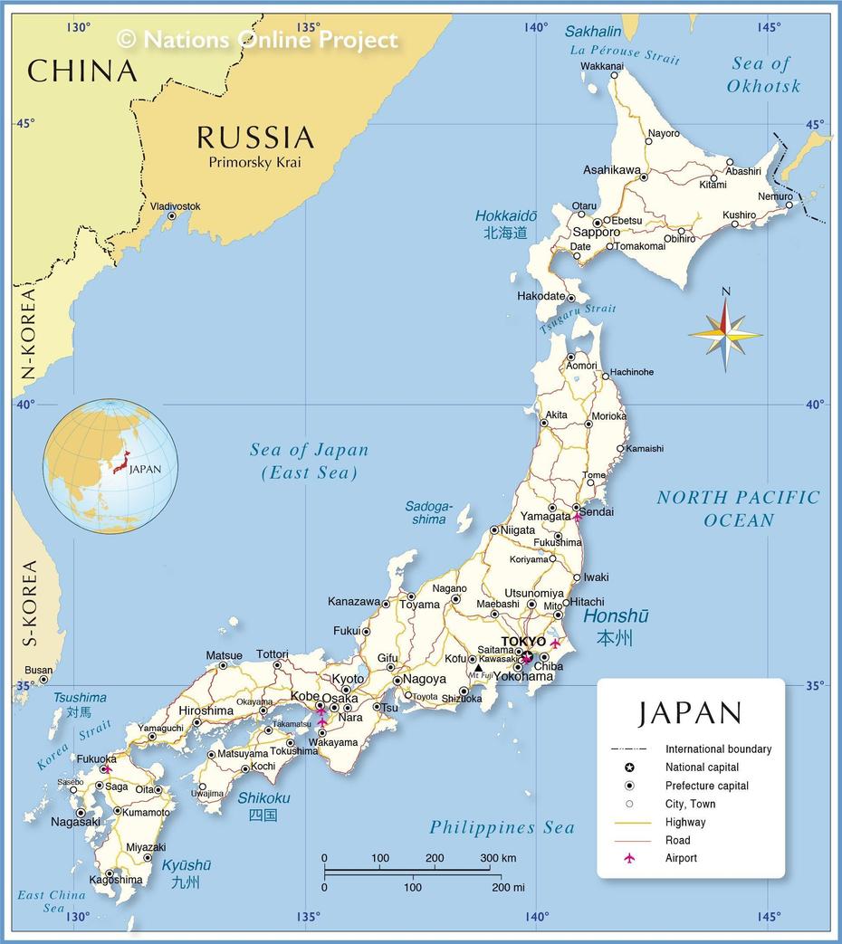 Map Of Japan: Offline Map And Detailed Map Of Japan, Wakabadai, Japan, Japan Globe, Japan  Cartoon