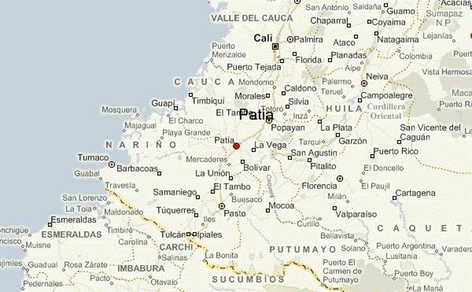 Patia Location Guide, Patía, Colombia, Colombia  With Cities, Venezuela Colombia