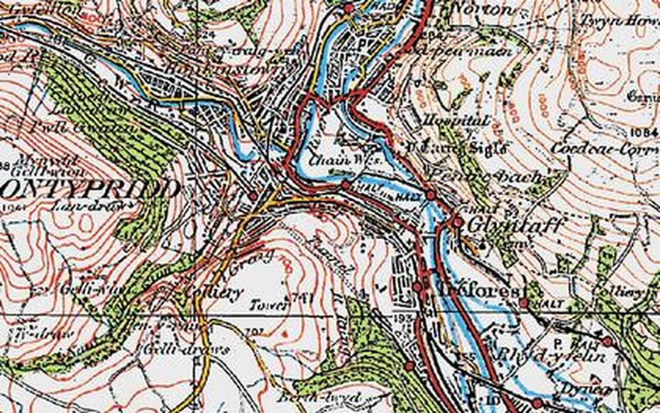 Pontypridd Photos, Maps, Books, Memories – Francis Frith, Pontypridd, United Kingdom, Pontypridd Station, Glamorgan