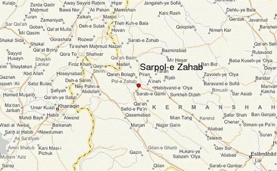 Sarpol-E Zahab Location Guide, Sarpol-E Z̄Ahāb, Iran, Of Iran With Cities, Isfahan Iran