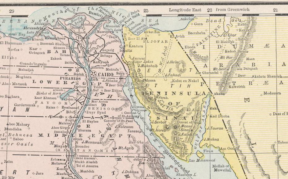 Suez Canal Map : Megaship Stuck Sideways In Suez Canal, Disrupting …, Suez, Egypt, Egypt  With Cities, Suez Canal 1869