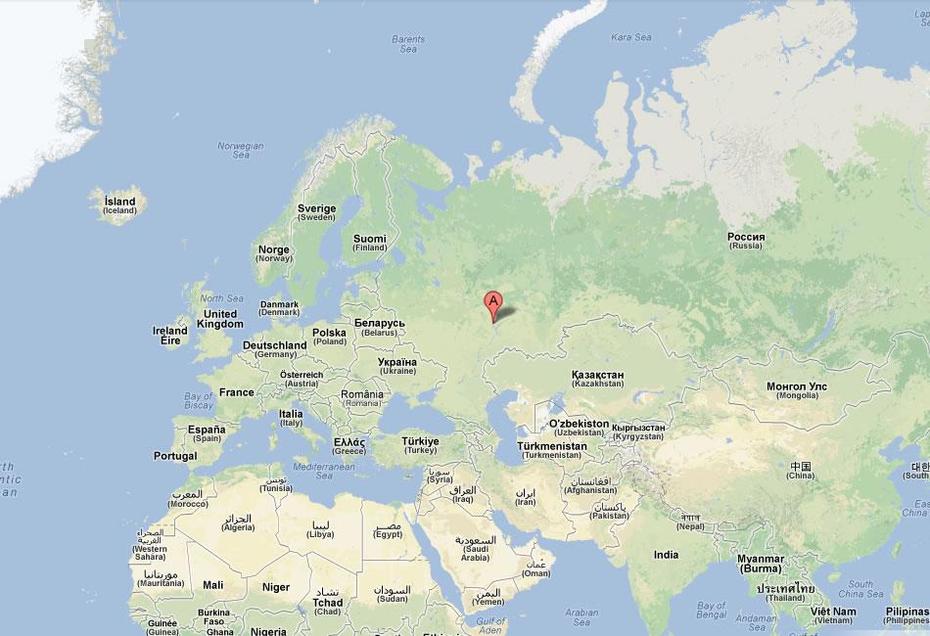 Ulyanovsk Map, Ulyanovsk, Russia, Star City Russia, Volgograd Russia