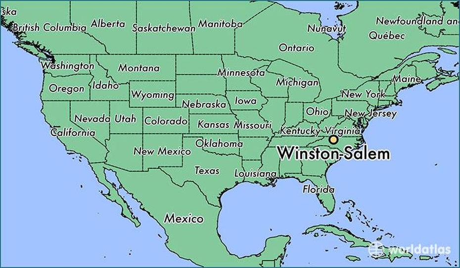 Where Is Winston-Salem, Nc? / Winston-Salem, North Carolina Map …, Winston-Salem, United States, Salem Oregon, Winston Salem Nc City