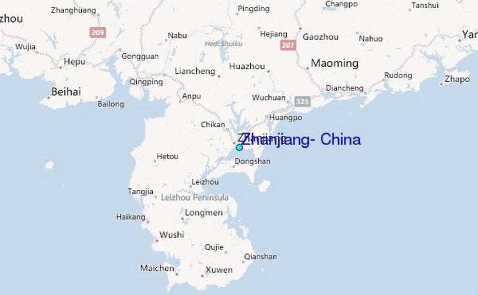 Zhanjiang, China Tide Station Location Guide, Zhanjia, China, Zhanjiang Guangdong, Taishan China