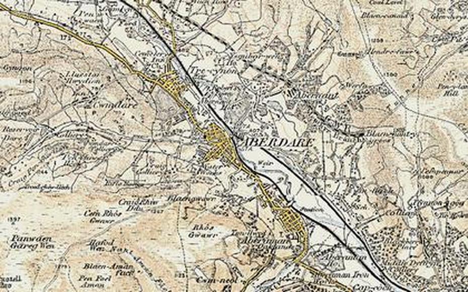 Aberdare Photos, Maps, Books, Memories – Francis Frith, Aberdare, United Kingdom, Malvern Hills Uk, England Location On World