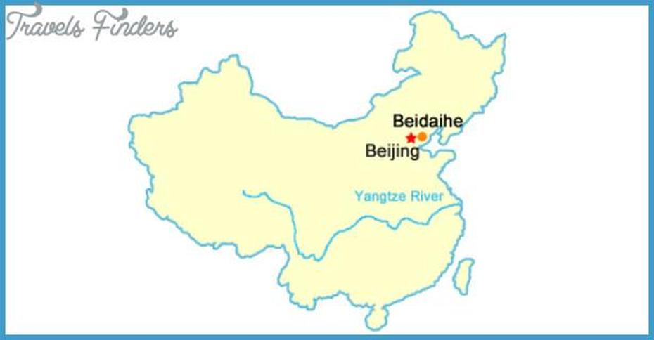 Beidaihe Map – Travelsfinders, Beidaying, China, China  Printable, Of China Provinces