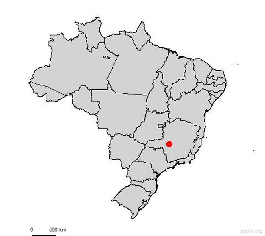 Brazil  Google, Santos Sao Paulo Brazil, Gadm, São Gotardo, Brazil