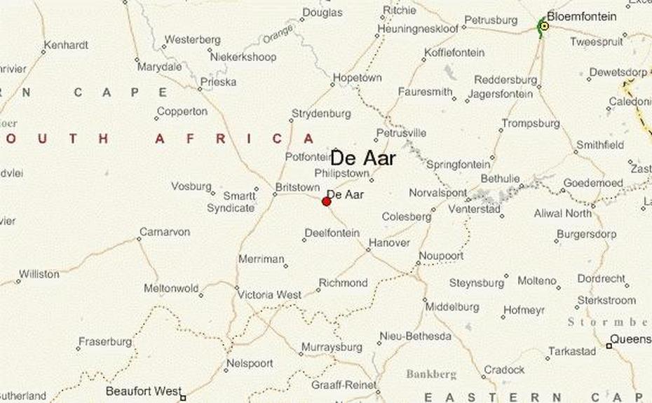 De Aar Location Guide, De Aar, South Africa, Cape South Africa, Boer War South Africa