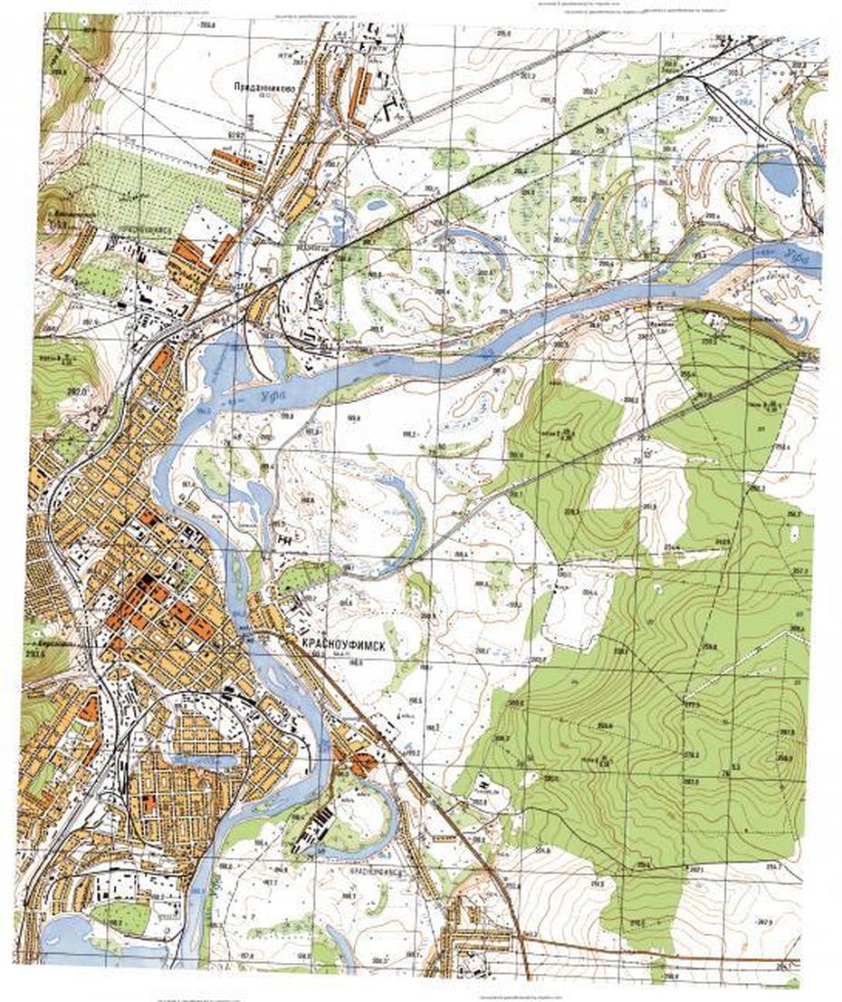 Download Topographic Map In Area Of Krasnoufimsk – Mapstor, Krasnoufimsk, Russia, Russia  With Cities, Of Russia Area